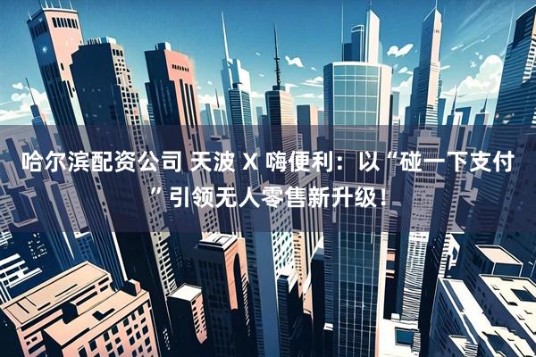 哈尔滨配资公司 天波 X 嗨便利：以“碰一下支付”引领无人零售新升级！
